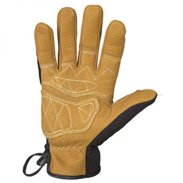A pair of RAPPEL GLOVES on a white background.