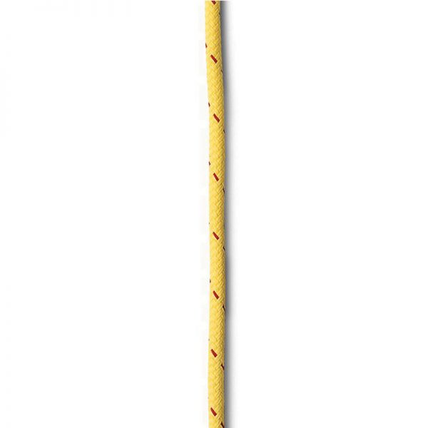 A LADDERLINE, 3/8, CMC rope on a white background.