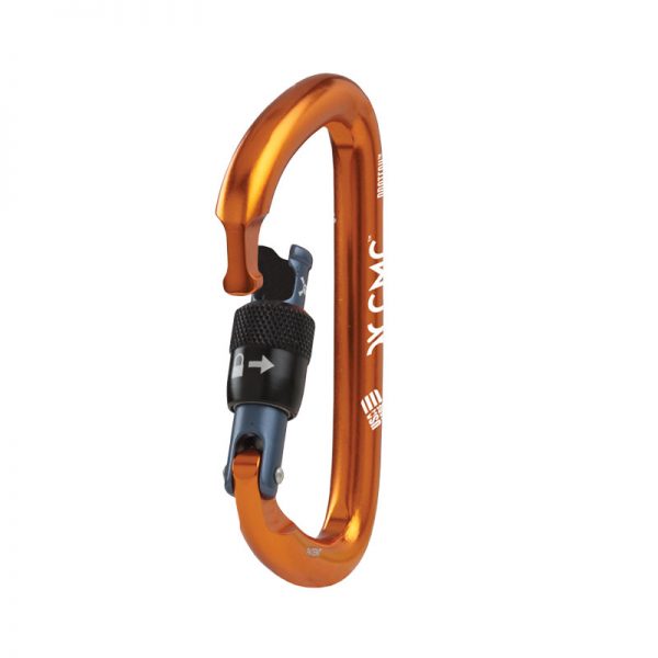 An CARABINER, PT, CMC on a white background.
