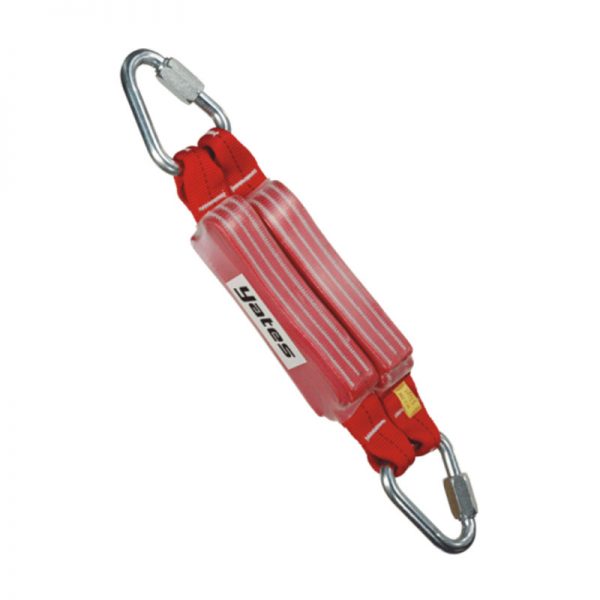 A RESCUE LOAD LIMITER carabiner on a white background.