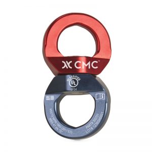 A red and blue PULLEY, RESCUE, CMC with the word xmc on it.