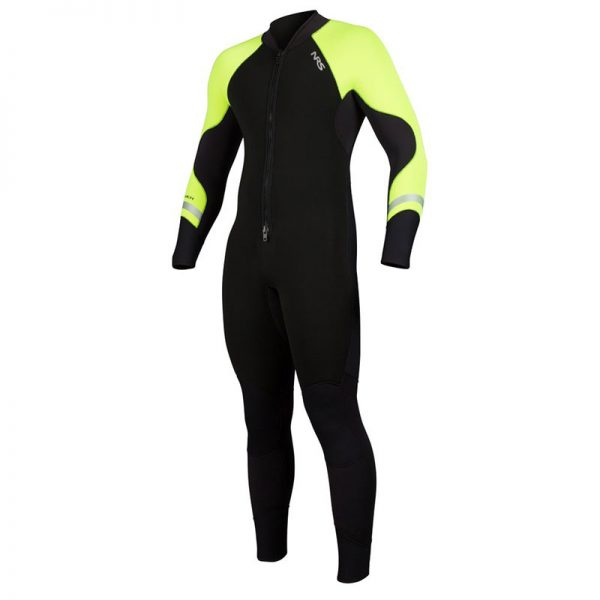 A NRS Steamer 3/2mm Wetsuit on a white background.