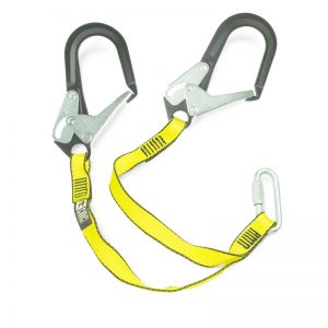 A pair of RESCUE RACK carabiners on a white background.