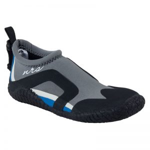 A grey and blue NRS ATB Wetshoes neo.