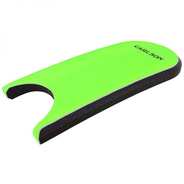 A green and black NRS Rescue Board with a black handle.