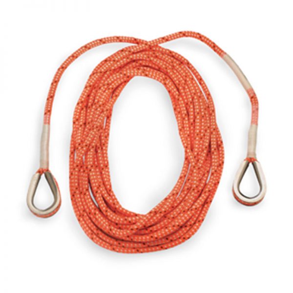 A HELO TAGLINE SET, 100', CMC rope with hooks on it.
