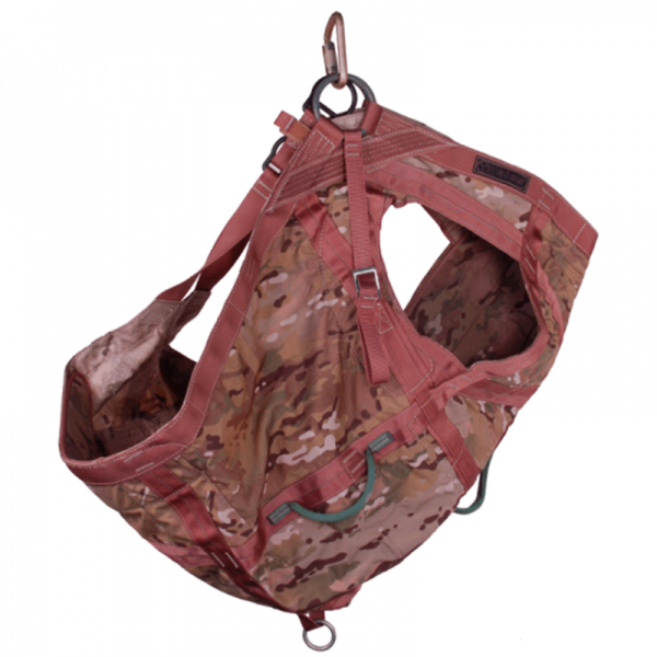 A 311 RESCUE SLING with a red camouflage pattern.