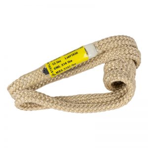 An Adjustable Retrievable Anchor with a yellow tag attached to it.