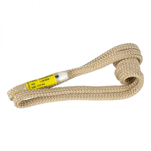 An Adjustable Retrievable Anchor with a yellow tag on it.