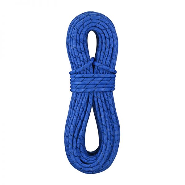 A 9 mm SafetyPro Static Rope on a white background.