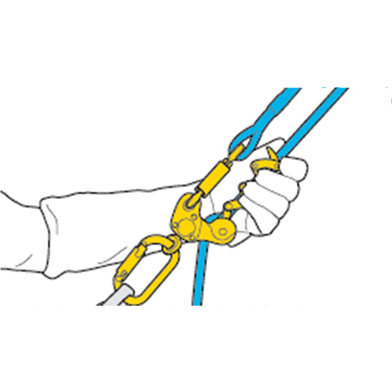 An illustration of a person holding the ZIGZAG.